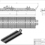 Понтонная платформа - паром, грузоподъемностью 45 тонн., Волгоград